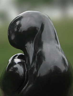 Labrador Duck in Brand Park, Elmira by Todd McGrain