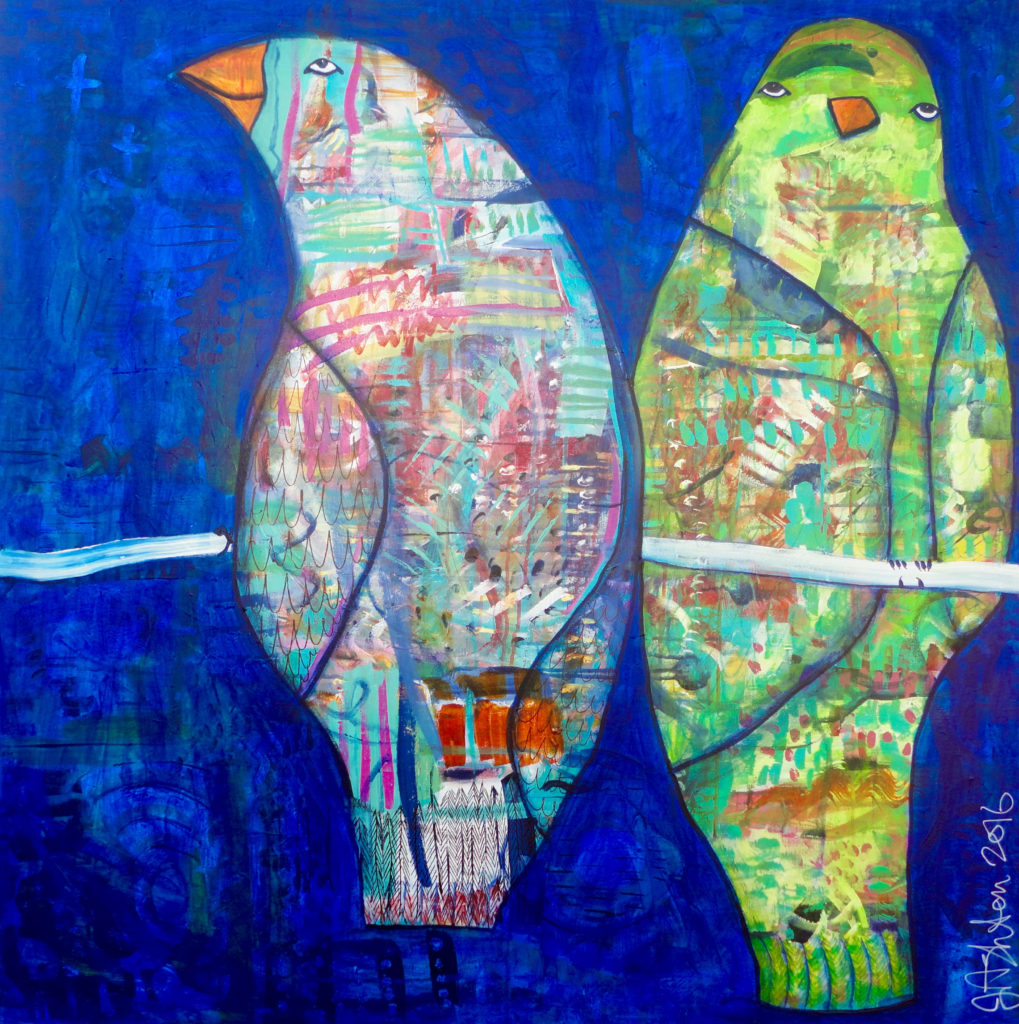 "Chris's Yin & Yang Birds" by Jenn Ashton